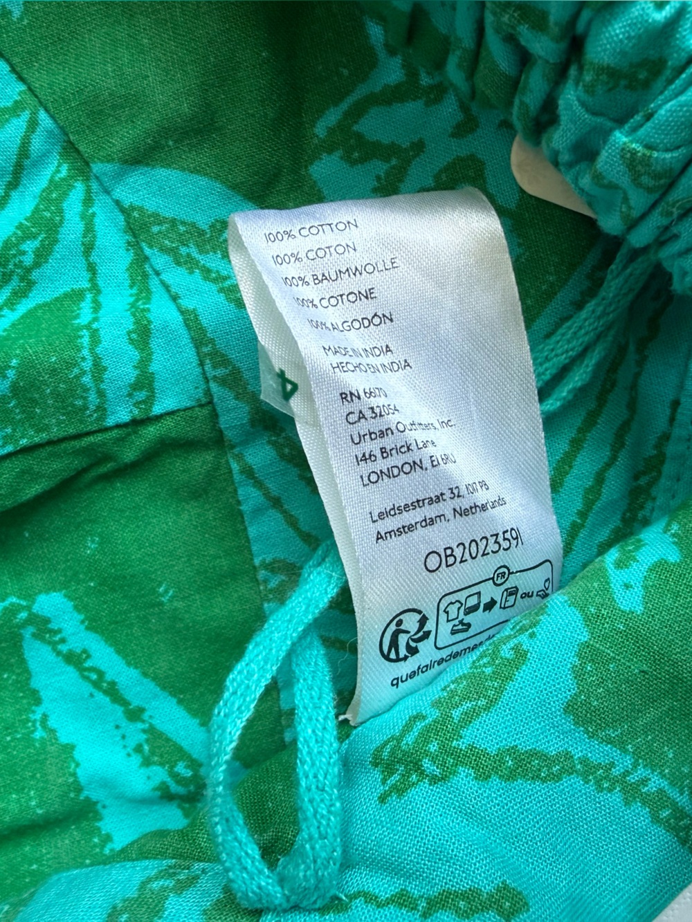 Free People Green Floral Two-Piece Skirt Set - Picture 3 of 11